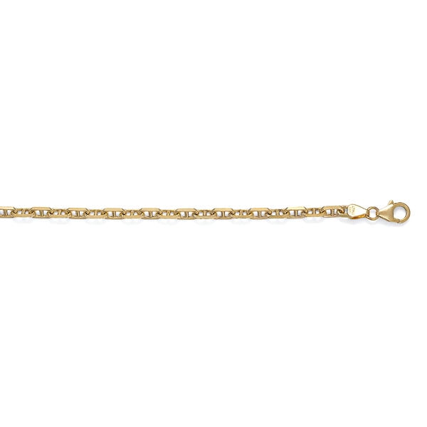 14K Yellow Gold 1.5mm Anchor Link Chain Necklace 14K Yellow Gold 1.5mm Anchor Link Chain Necklace